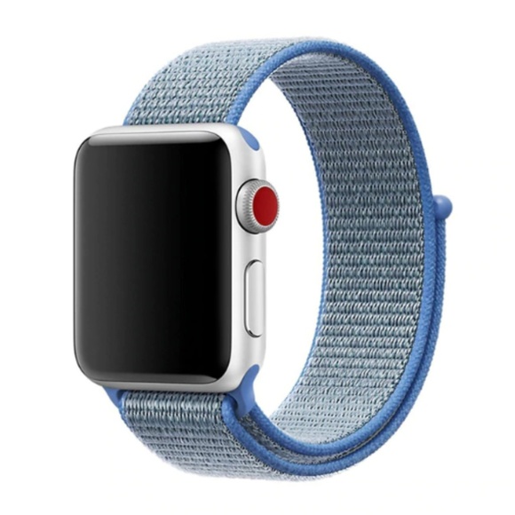 ❤️NEW Tahoe Blue Sport Loop Strap For Apple Watch - Picture 2 of 6